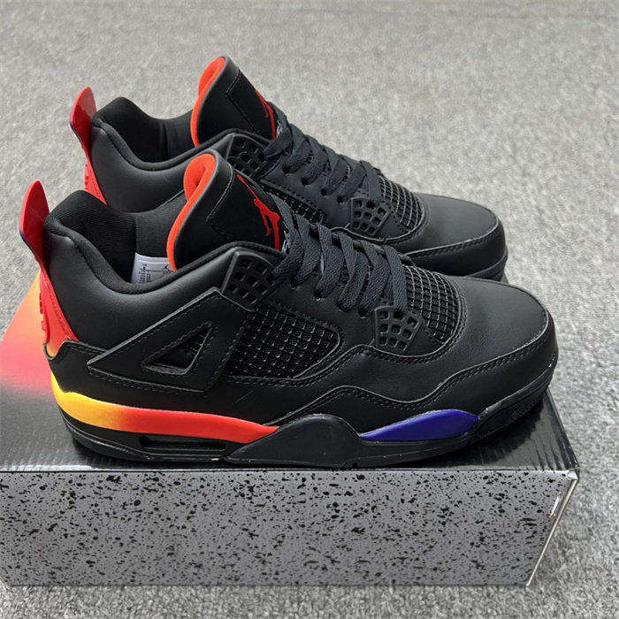 Men's Hot Sale Running weapon Air Jordan 4 Black Shoes 0187 Men's Hot Sale Running weapon Air Jordan 4 Black Shoes 0187